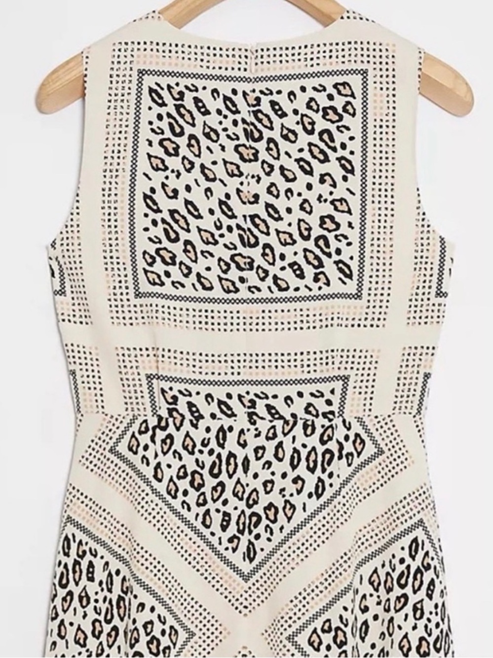 Anthropologie Mignon Doo Manon Leopard A-Line Midi Dress Small NWT Animal Print - Picture 4 of 7